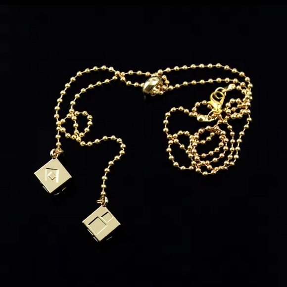 Star Wars 18K Gold Plated 3D Hans Solo Corellian Smugglers Dice Necklace - Picture 4 of 8